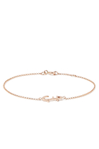 Hobb Bracelet, 18k Pink Gold & Diamonds
